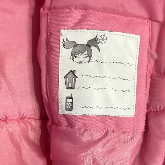 Vintage Sesame Street Zoe Pink Baby Snowsuit 12M Fur Hood Mittens Booties NWOT - Picture 9 of 10